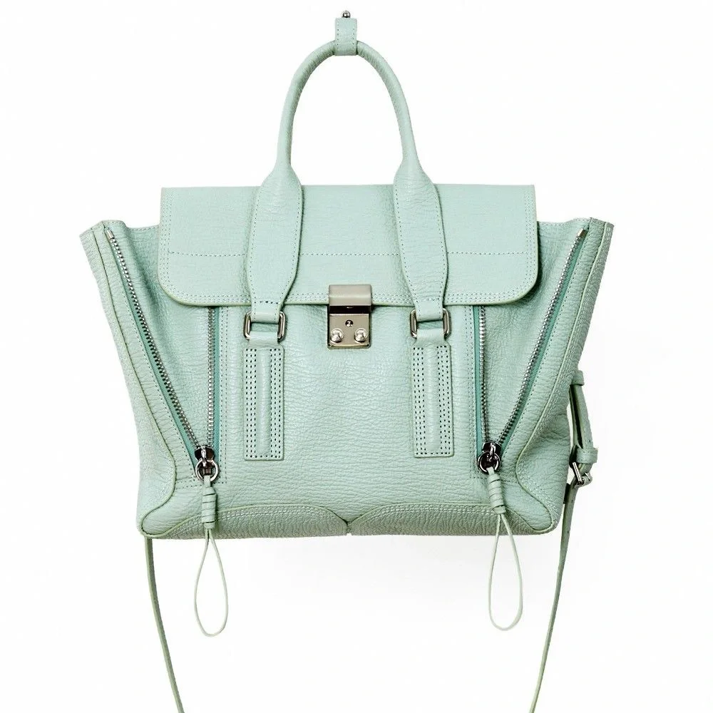 3.1 Phillip Lim Mint Green Leather Satchel